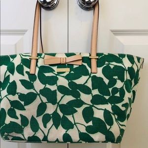KATE SPADE South Poplar Street Green Leaf Tote